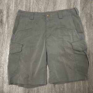 5.11 Tactical Shorts Men's 33 Gray Stryke 11" Inseam Ripstop Workwear